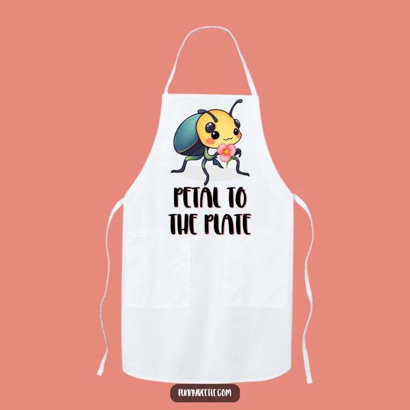 Funny Beetle Flower Petal Apron: Cook with Purpose Hilariously