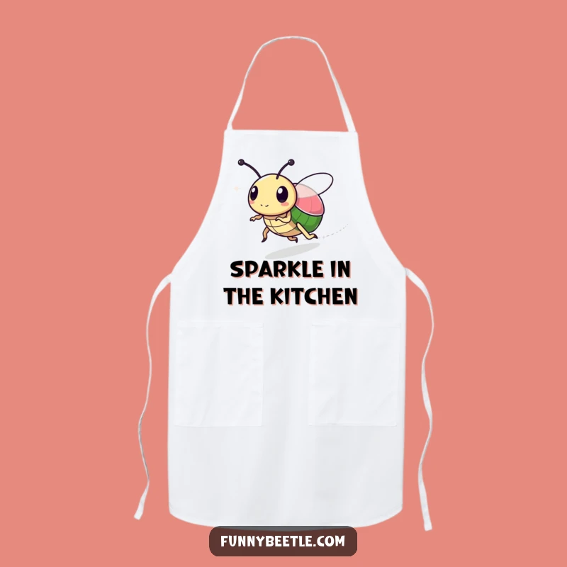 Funny Speedy Beetle Apron: Cook with Sparkle and Speed, Perfect Gift