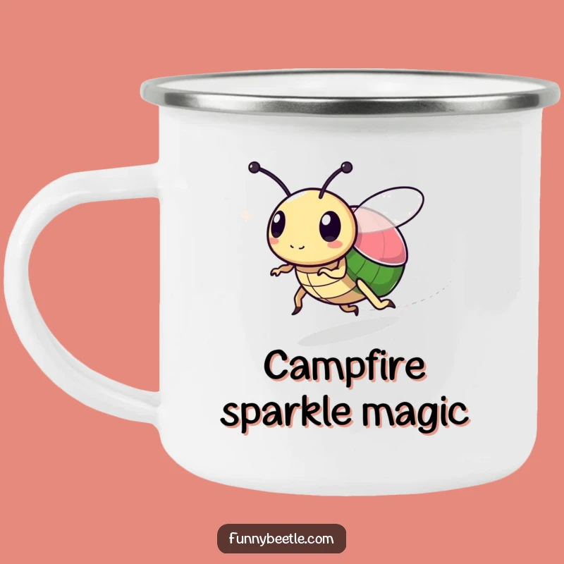 Funny Speedy Beetle Camping Mug: Magical Trail Fuel, Perfect Gift