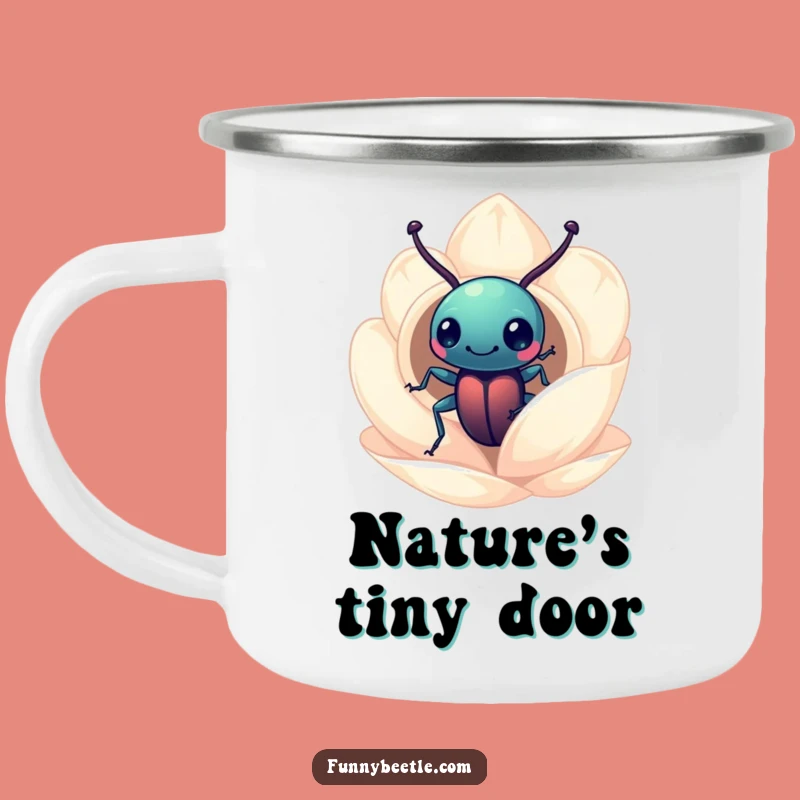Funny Beetle Explorer Mug: Hilarious Companion for Outdoor Adventures
