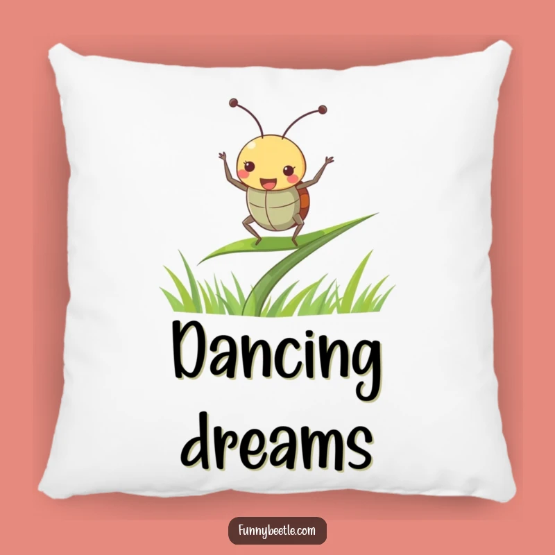 Funny Beetle Dance Pillow: Cozy Up with Joyful Comfort