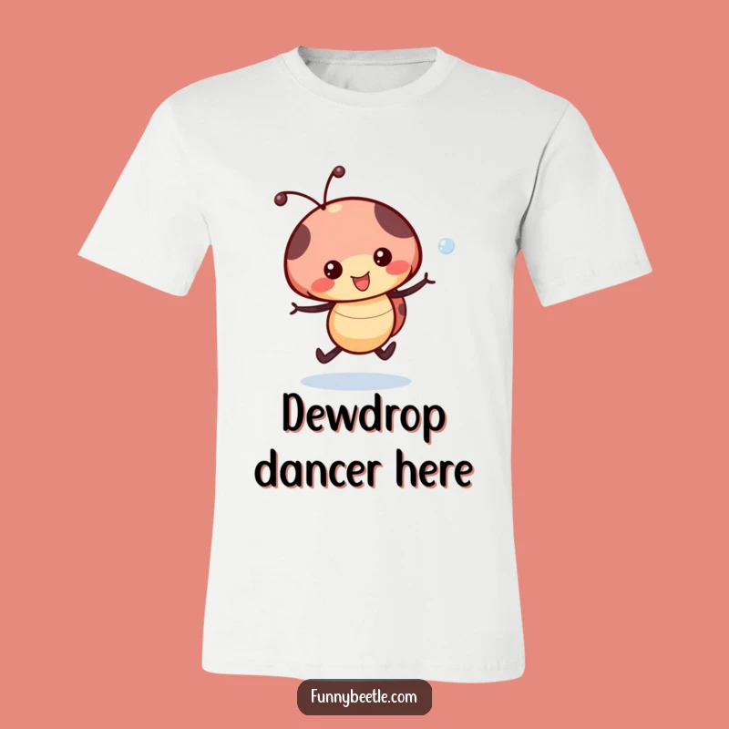 Funny Ladybug T-Shirt - Happy Skipping Tee, Hilarious Gift for Bug Lovers!
