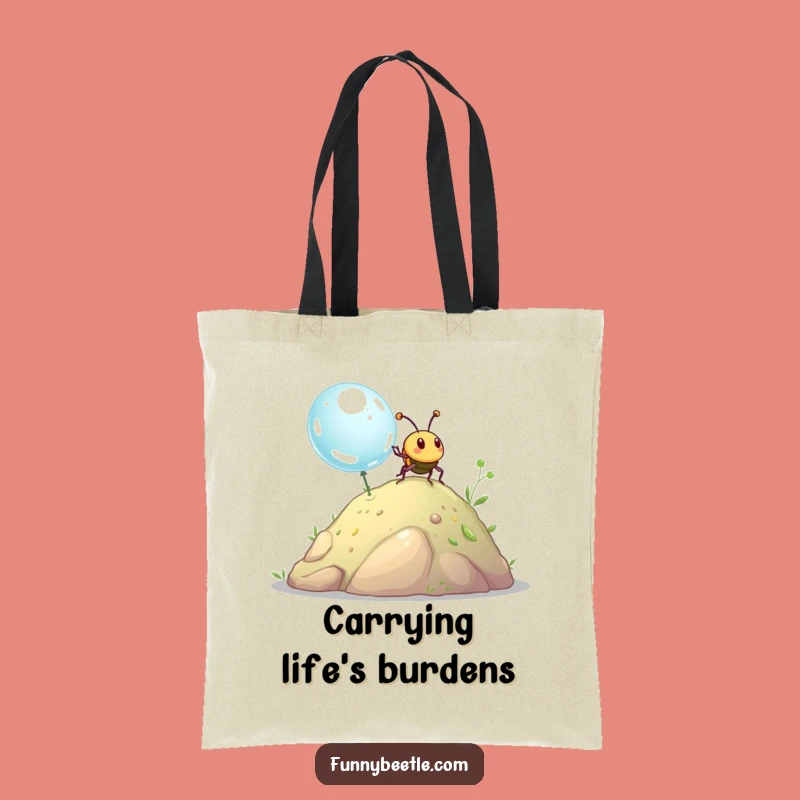 Funny Beetle Dewdrop Carry-All Tote Bag: Hilarious & Practical Gift